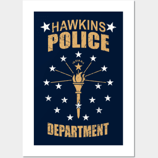 Nerdy Tee - Hawkins Police Dept Posters and Art